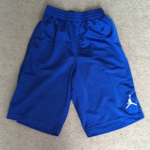 Nike Air Jordan Blue Mesh Basketball Shorts
